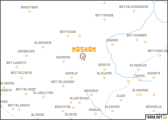 map of Mashām