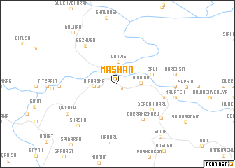 map of Māshān