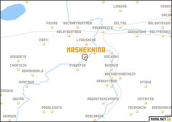 map of Mashekhina