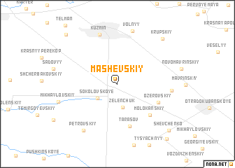 map of Mashevskiy