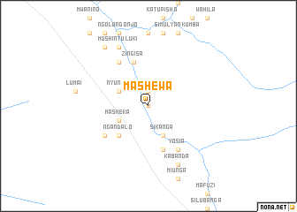 map of Mashewa