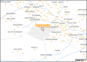 map of Mashhad