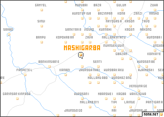 map of Mashi Garba