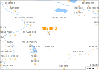 map of Mashino