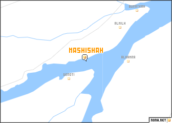 map of Mashīshah