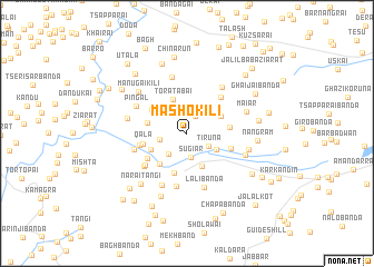 map of Masho Kili