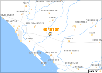 map of Mashtān