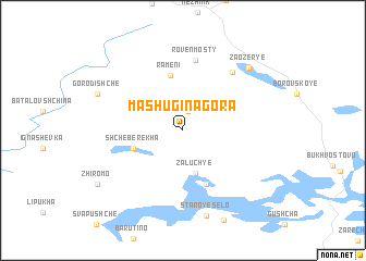 map of Mashugina Gora