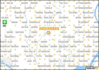 map of Māsimābād
