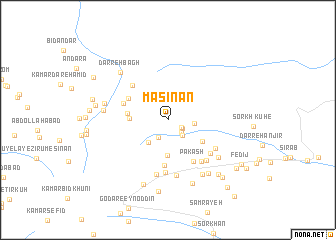 map of Masīnān