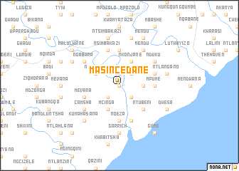 map of Masincedane