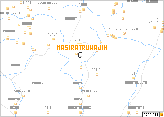 map of Maşīrat Ruwājiḩ
