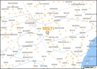 map of Masiti