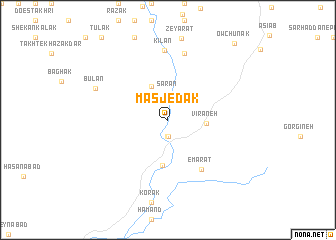 map of Masjedak