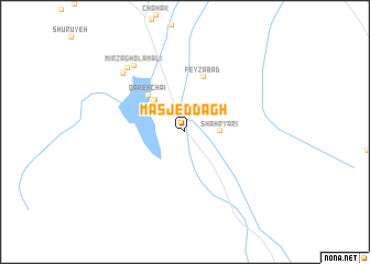 map of Masjed Dāgh