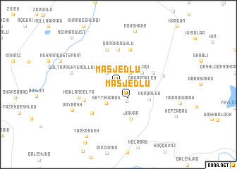 map of Masjedlū