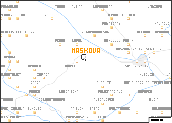 map of Mašková