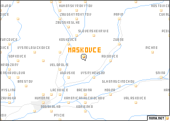 map of Maškovce