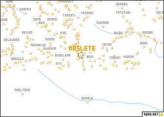 map of Maslete