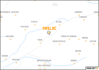 map of Maşloc