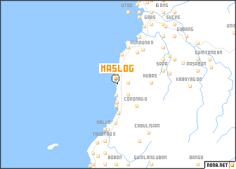 map of Maslog