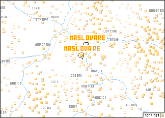 map of Maslovare