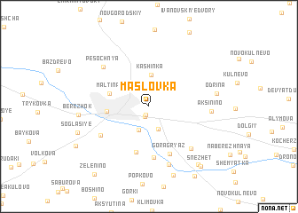map of Maslovka