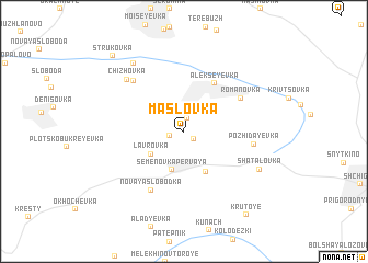 map of Maslovka