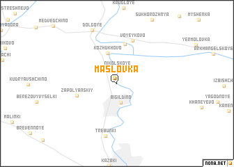 map of Maslovka