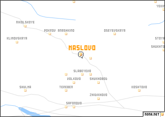 map of Maslovo