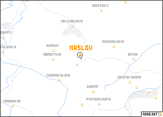 map of Maslov