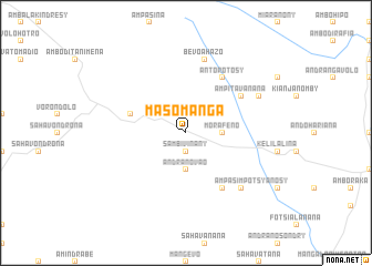 map of Masomanga