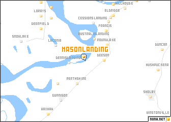 map of Mason Landing