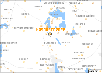 map of Masons Corner