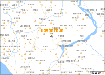 map of Mason Town