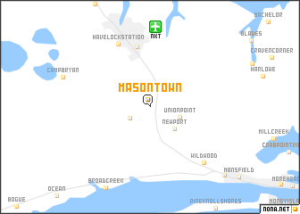 map of Masontown