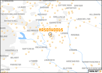 map of Mason Woods