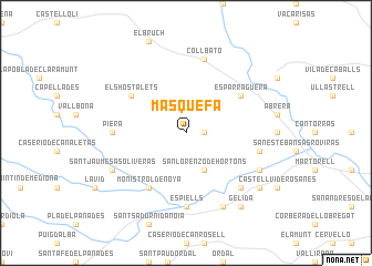map of Masquefa