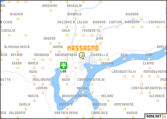 map of Massagno