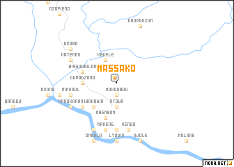map of Massako