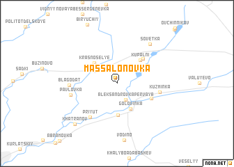 map of Massalonovka