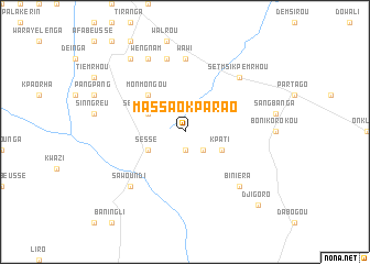 map of Massaokparao