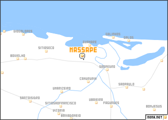 map of Massapê