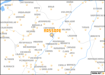 map of Massapê