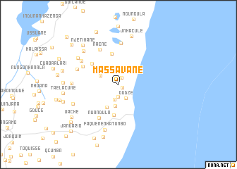 map of Massavane
