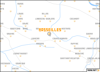 map of Masseilles