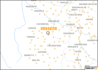 map of Massena