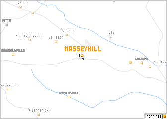 map of Massey Hill
