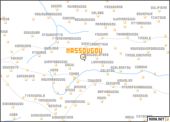 map of Massougou