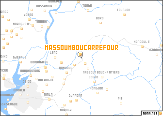 map of Massoumbou Carrefour